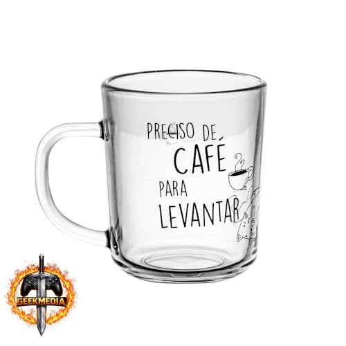 Conjunto 2 Canecas em Vidro LYOR 220ml