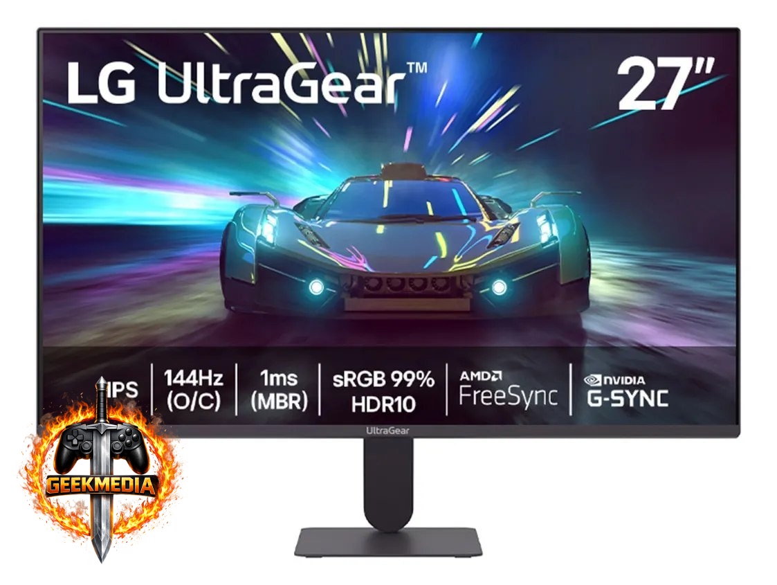 Monitor LG UltraGear 27" 144Hz 27G411A-B