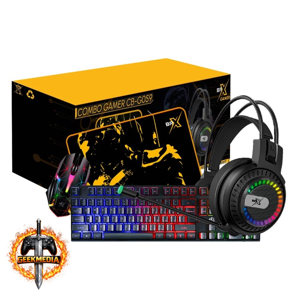 Kit Gamer Ultimate Brx 4 Em 1