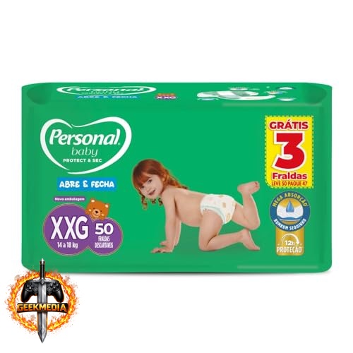 Fralda Personal Soft & Protect Hiper XXG - 50 Unidades