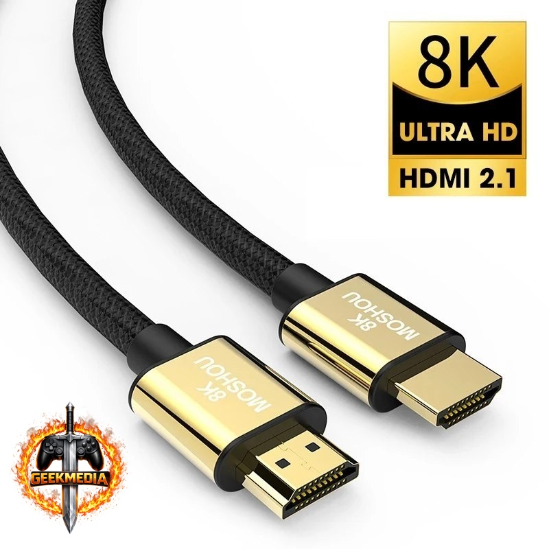 Cabo HDMI 2.1 Moshou 8K 48Gbps 5 Metros