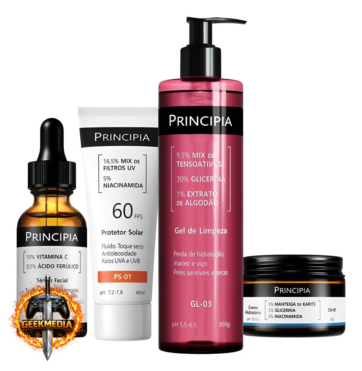 Kit Skincare Principia GL-03  CH  VC  PS