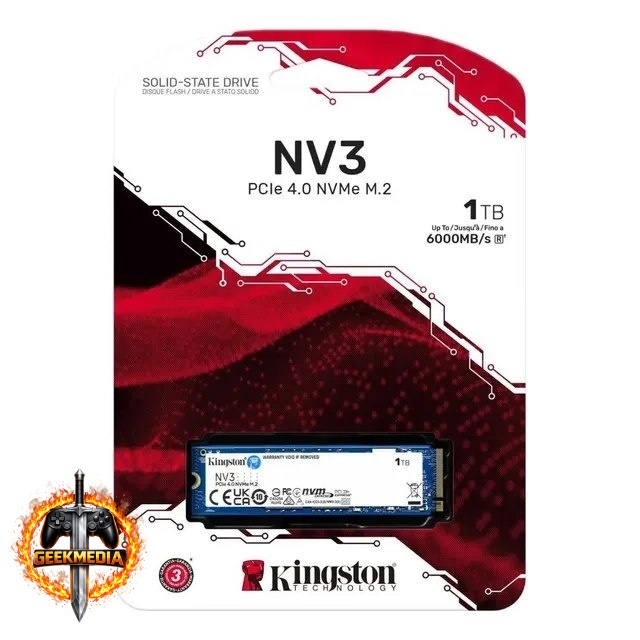 SSD M.2 NVMe 1TB PCIe 4.0 Kingston NV3