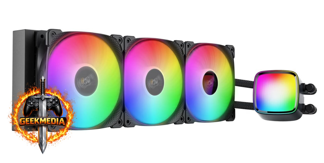Water Cooler Geometric Future Eskimo Pro 36 RGB Preto