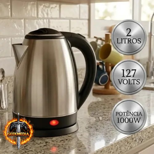 Chaleira Elétrica Inox 2 Litros Pítia