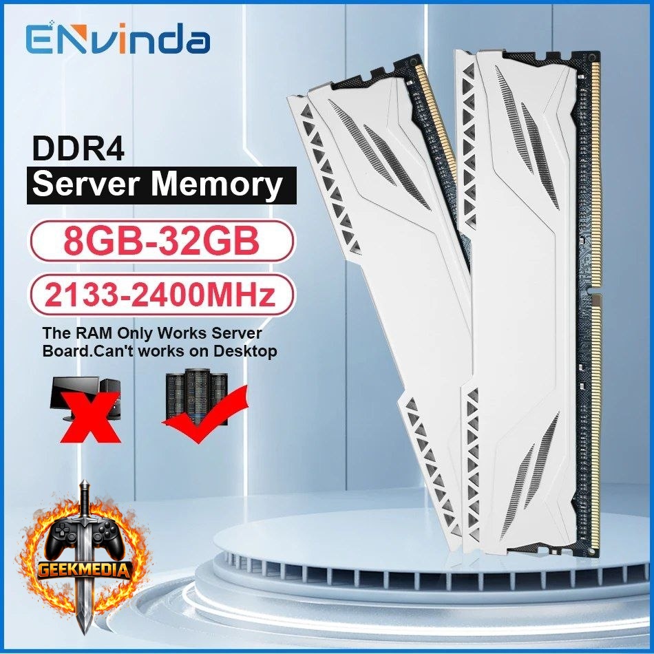 Memória RAM Envinda DDR4 8GB 2133MHz ECC