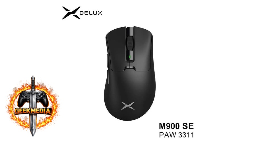 Mouse Sem Fio Delux M900 Sensor Paw3311 1000Hz