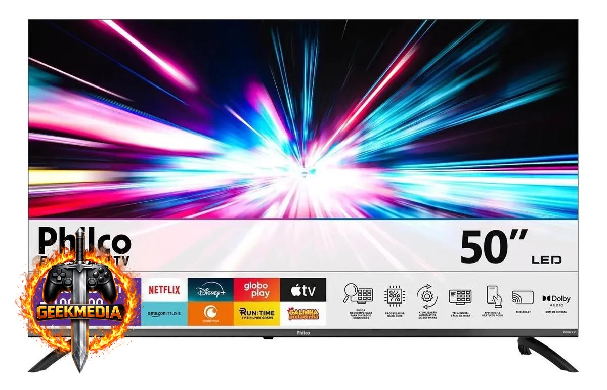 Smart TV Philco 50" 4K UHD Roku TV P50VIK
