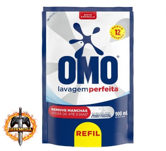 Omo Sabão Líquido Refil Lavagem Perfeita 900ml
