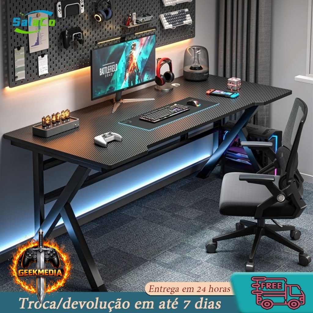 Mesa de Computador/Jogos/Trabalho/Estudo