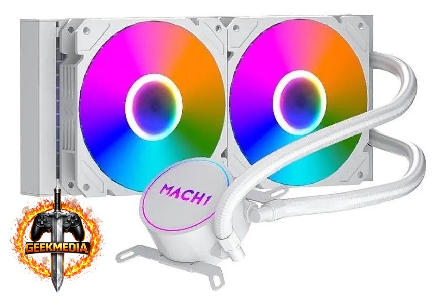 Water Cooler Mach1 Logic GK240W RGB 240mm Branco