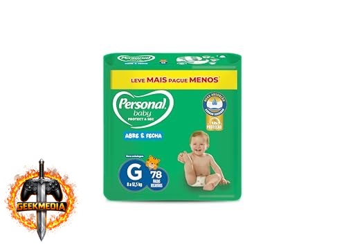 Fralda Personal Baby Protect & Sec Grande 78 Unidades