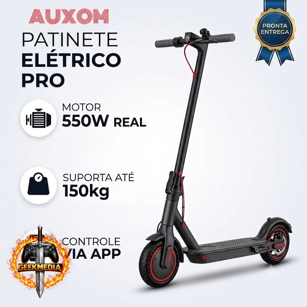 Patinete Elétrico Scooter para Adultos 550W