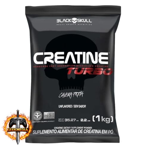 Creatine Turbo Refil - 1Kg - Sem sabor - BlackSkull