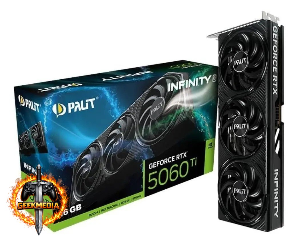 Placa de Vídeo Palit RTX 5060 Ti 16GB GDDR7