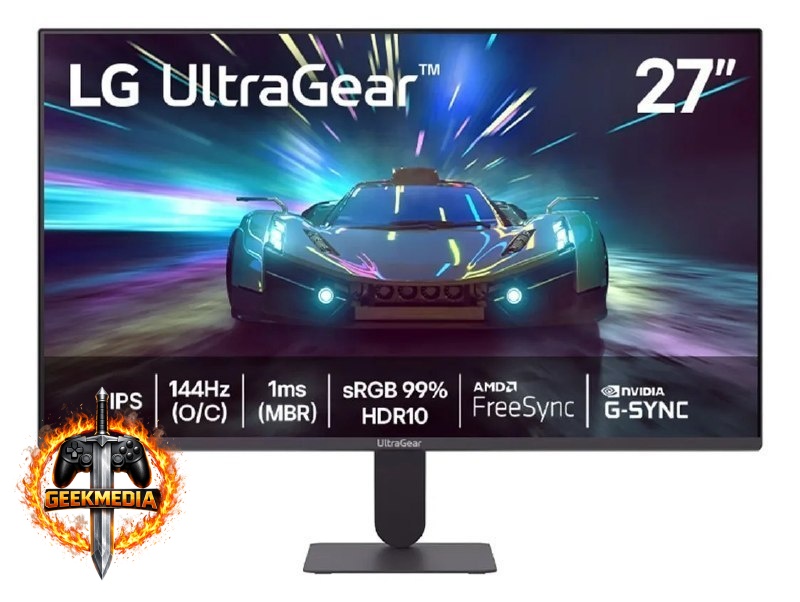 Monitor LG UltraGear 27" 144Hz 27G411A-B