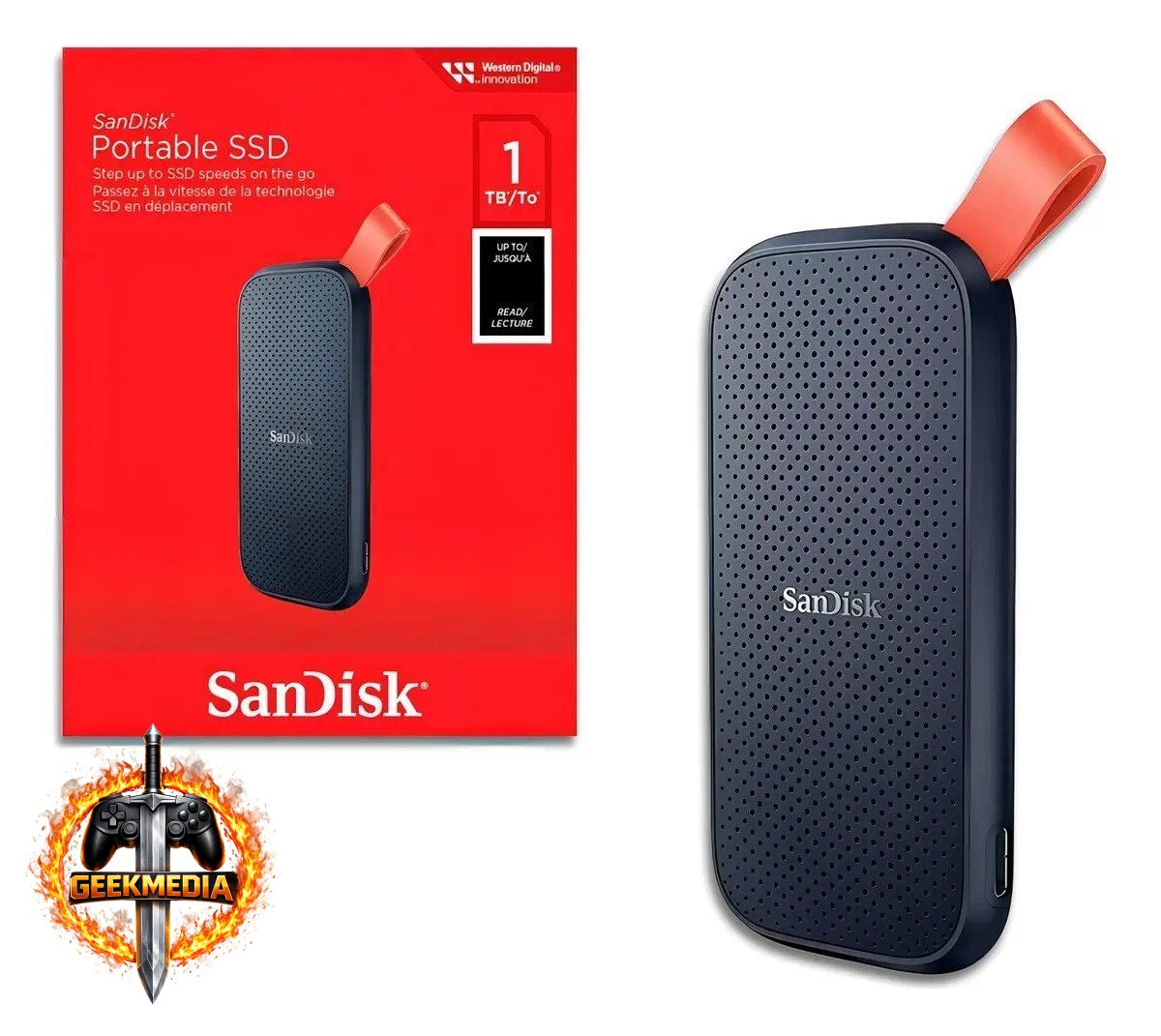 SSD Externo Portátil SanDisk 1TB USB 3.2
