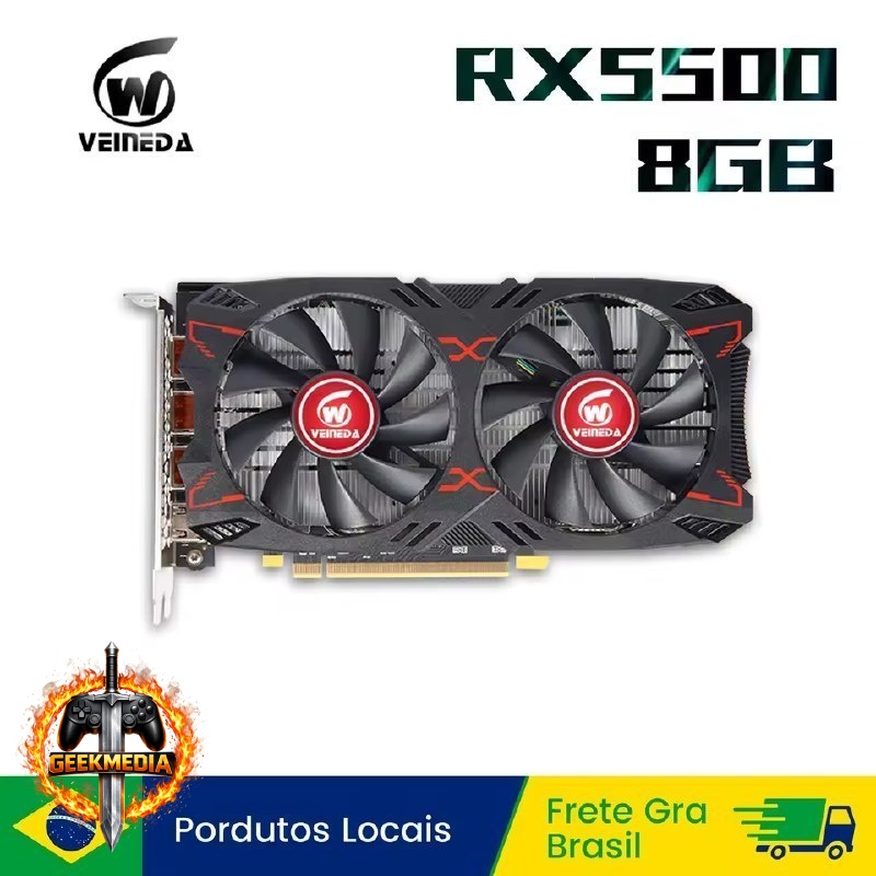 Placa de Vídeo Veineda RX 5500 8GB GDDR6