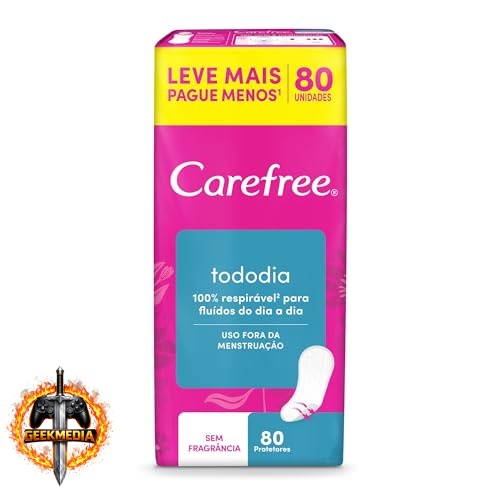 Carefree Protetor Diário Todo Dia sem Perfume