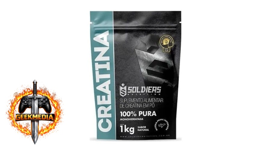 Creatina 1kg Monohidratada 100% Pura Soldiers Nutrition