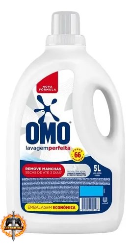Sabão Líquido Omo Lavagem Perfeita 5L