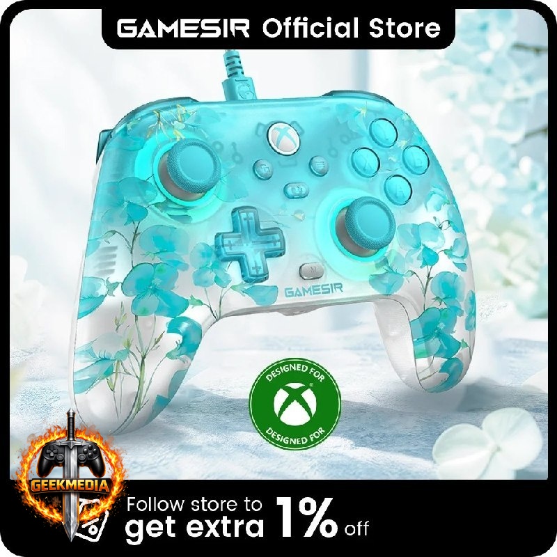 Controle GameSir T7 Pro Floral para Xbox