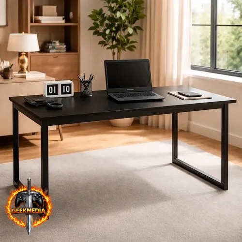 Mesa de Escritório Industrial 150x60cm em Ferro Reforçado