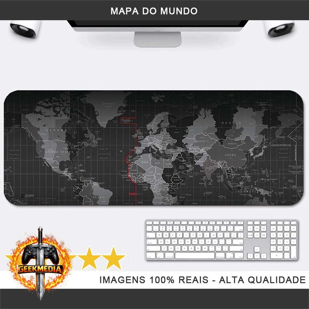 Mouse Pad Gamer Razer Camuflado 80x30cm