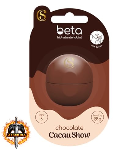 Beta Hidratante Labial com FPS6 - Chocolate Cacau Show 9,5g