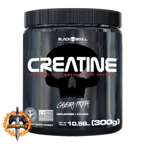 Creatina Monohidratada Black Skull 300g