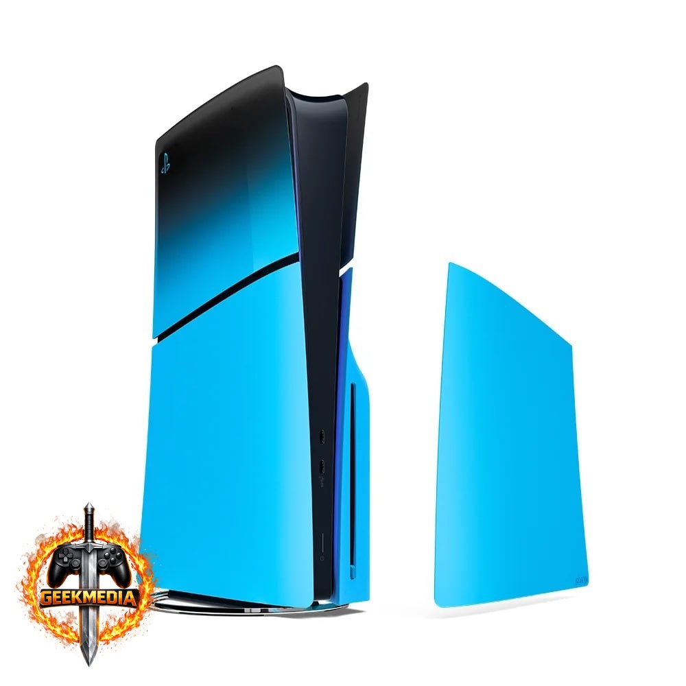 Tampa para Console PlayStation 5 Slim Rhythm Blue Hyperpop