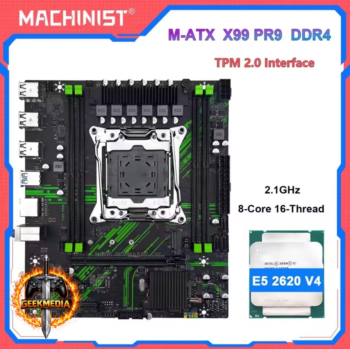 MACHINIST X99 PR9  Xeon E5 2620v4