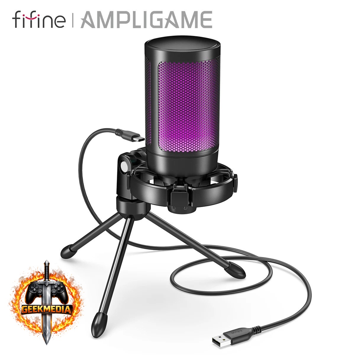 Microfone USB Fifine Ampligame A2