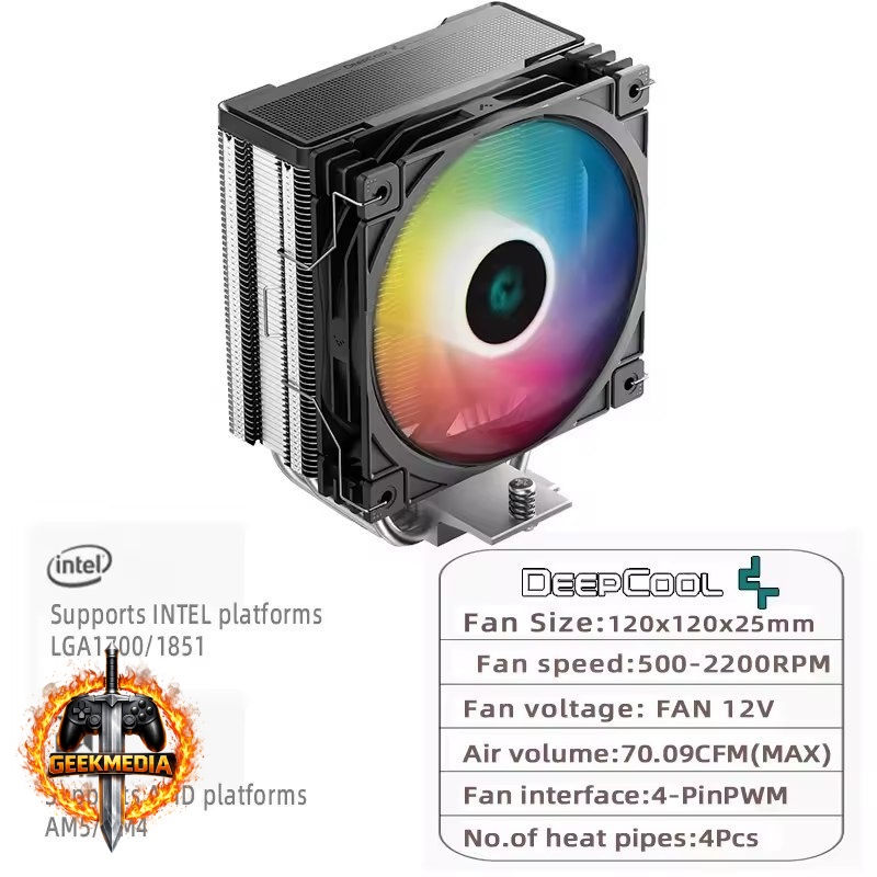Air Cooler DeepCool AG400 G2 aRGB 70CFM