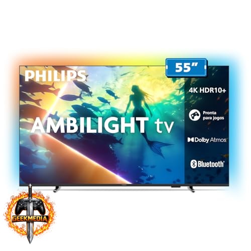 Smart TV Philips Ambilight 55" 4K 55PUG8100/78
