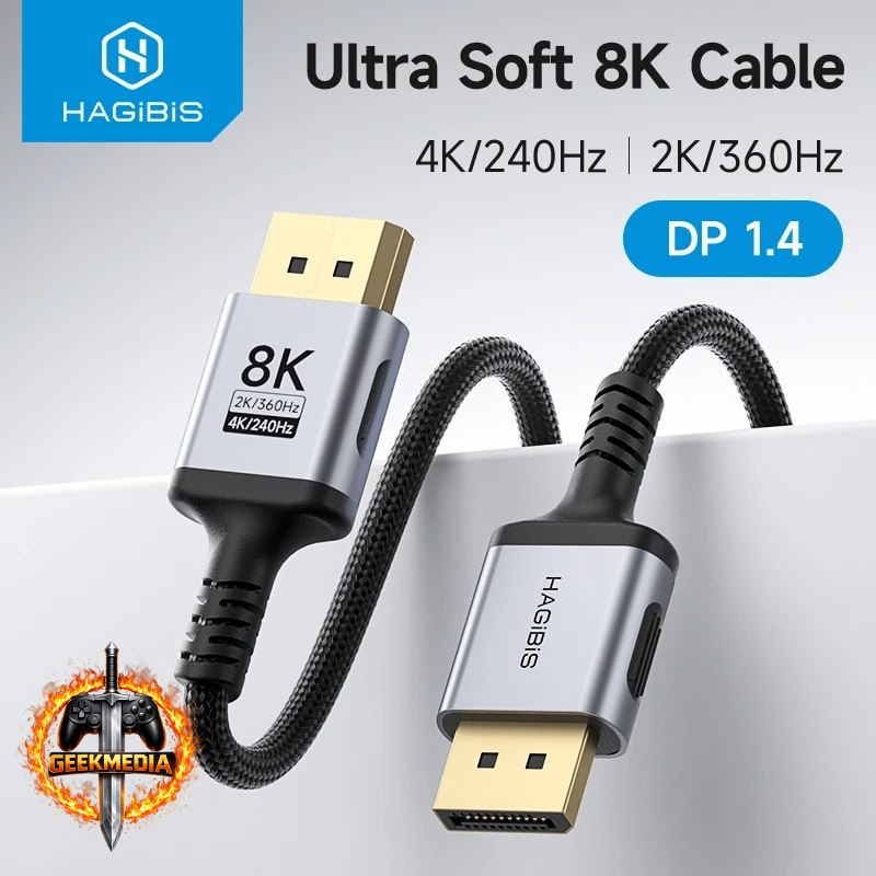 Cabo DisplayPort Hagibis 2 Metros