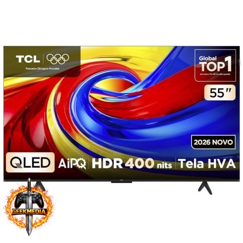 Smart TV TCL 55" QLED 4K P7L Google TV