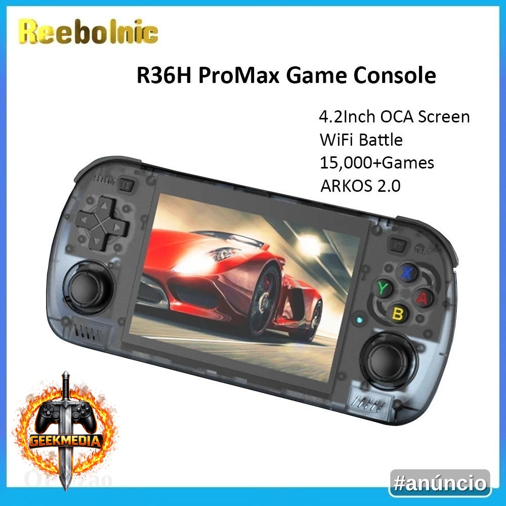 Console Portátil Reebolnic R36H Pro Max 4.2" RK3326