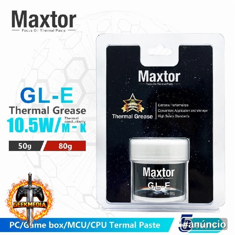 Pasta Térmica Maxtor GLE-10.5W 50G