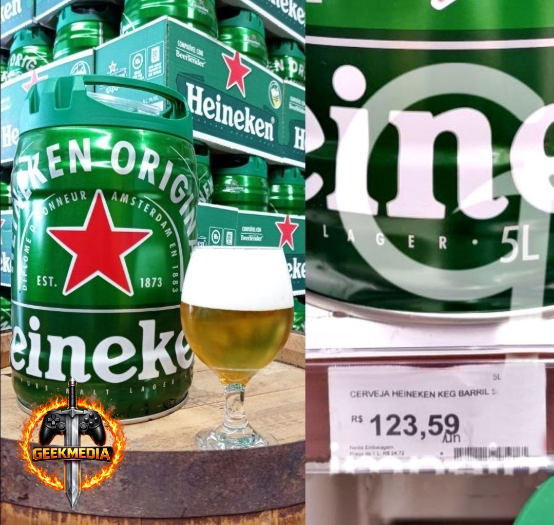 Cerveja Heineken Barril 5L