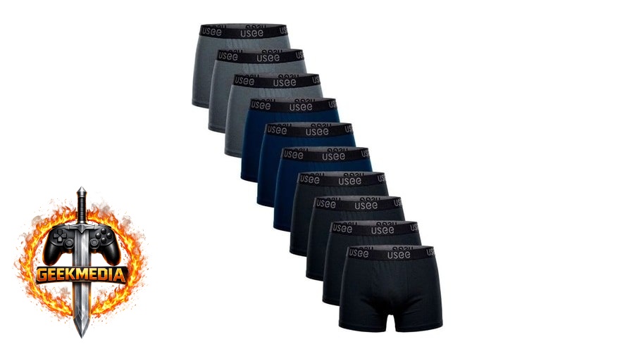 Kit 10 Cuecas Algodão Adulto Usee Brasil