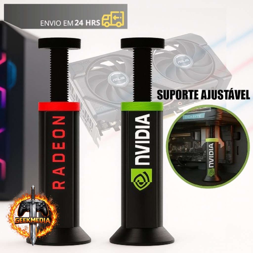 Suporte Ajustável para Placa de Vídeo GPU Universal