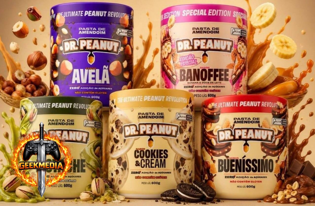 Pasta de Amendoim com Whey Protein 600g Dr Peanut