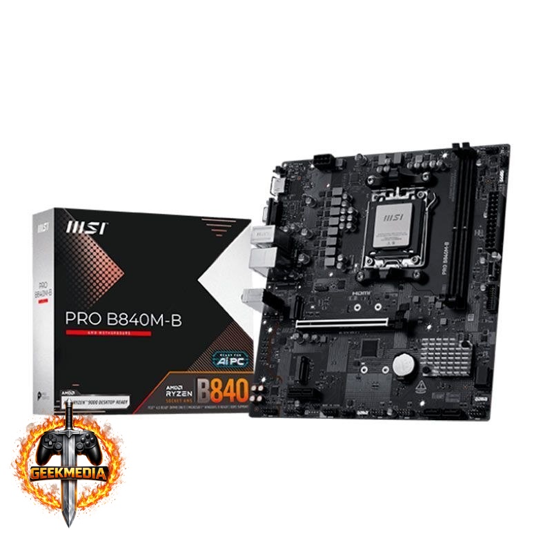 Placa Mãe MSI Pro B840M-B DDR5 Socket AM5