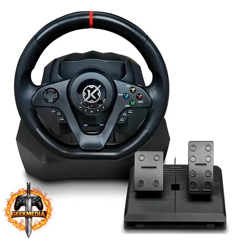 Volante Gamer Kalkan ProRacing G300 com Pedais