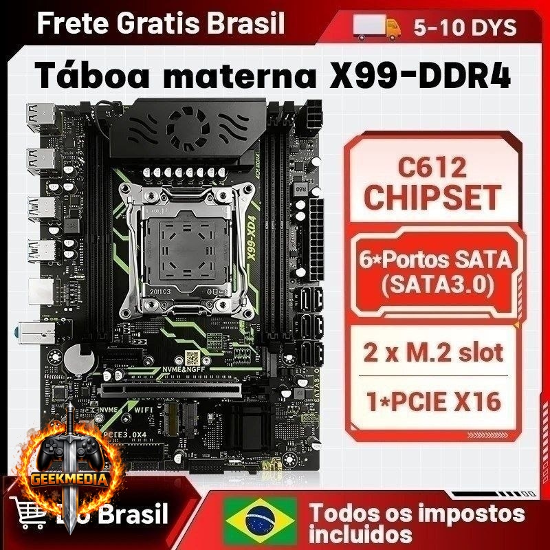 Placa Mãe X99 SZSJKJ XD4