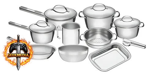 Jogo De Panelas Tramontina Inox Allegra 10 Peças