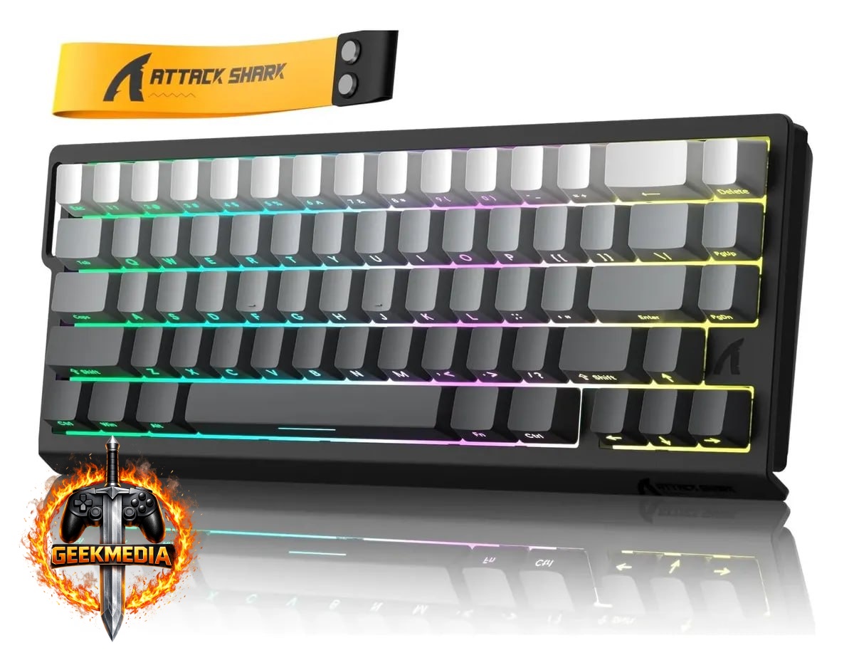 Teclado Mecânico Gamer Attack Shark X68he