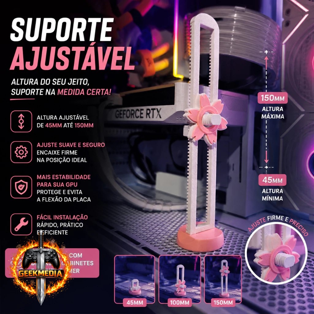 Suporte Para Placa de Vídeo GPU Sakura
