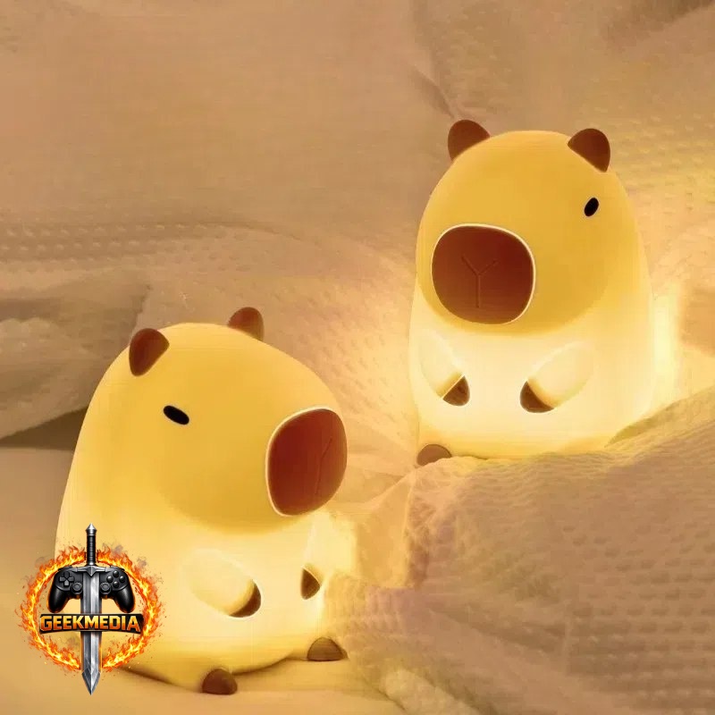 Luminária Capivara Luz Noturna